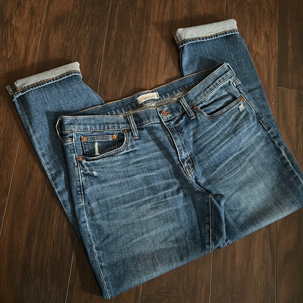 Womens Madewell Slim Boyjean in Walton Wash #F2819